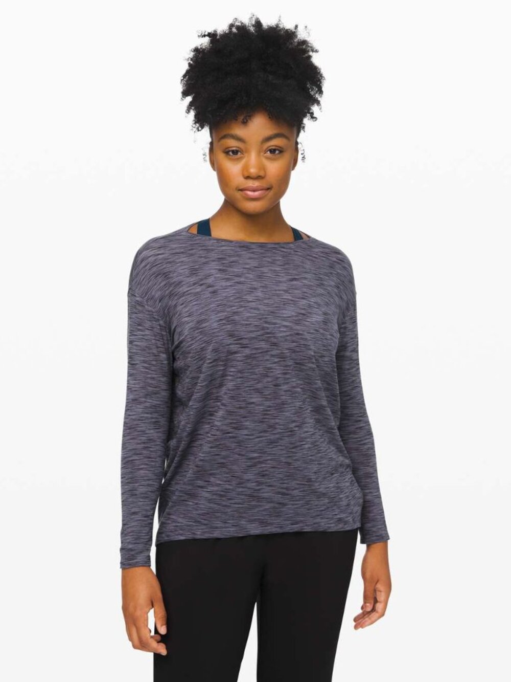 Lululemon Women's Back In Action Long Sleeve - Space Black